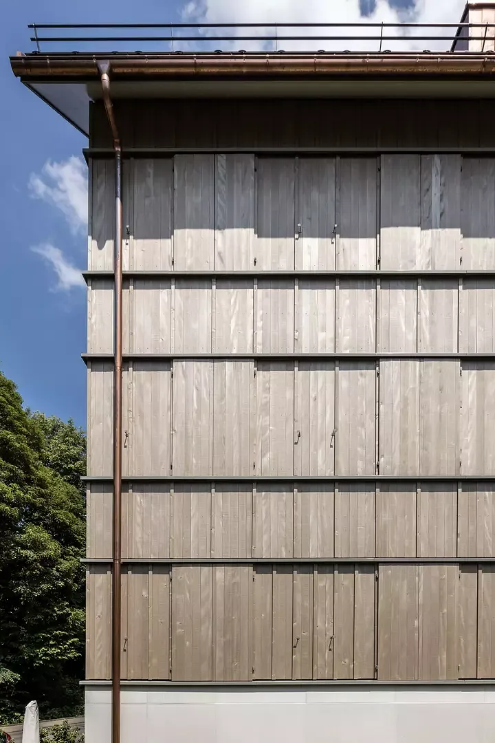 Geschlossene Fassade