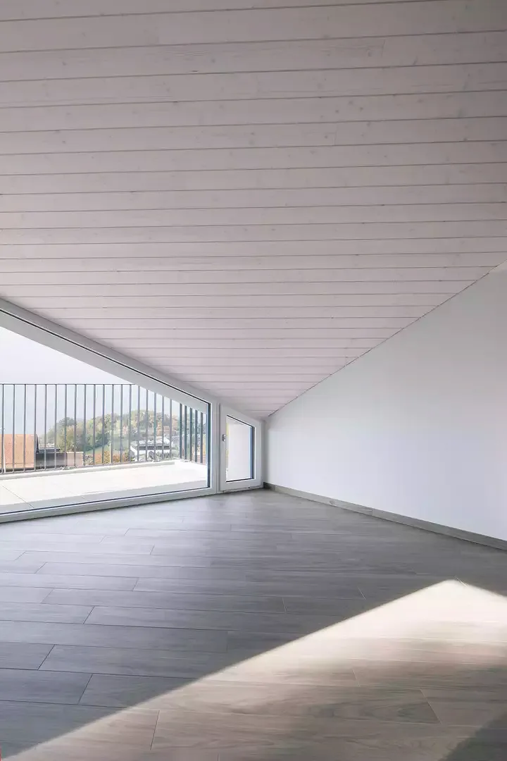 Intérieur villa B: appartement combles séjour