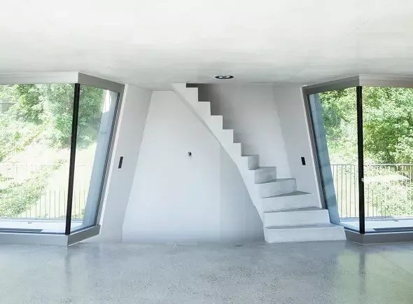 Treppe im Dachgeschoss zur Dachterrasse