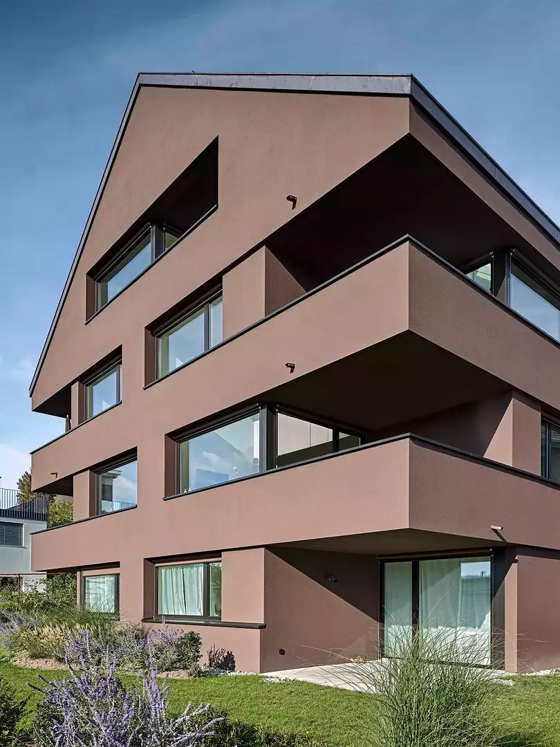 Vue extérieur de la grande maison