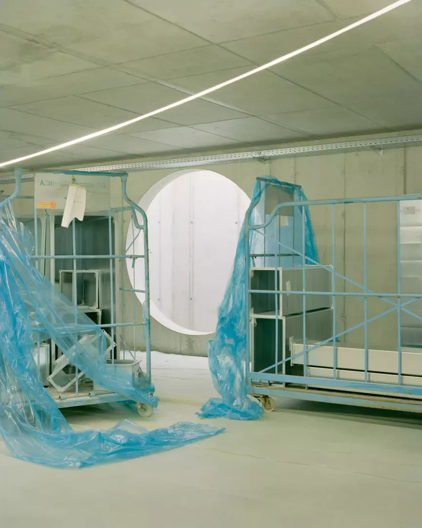 Entrauchungsöffnungen in der Einstellhalle