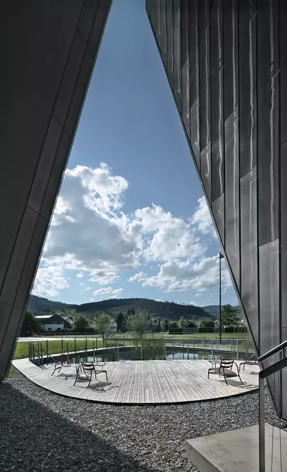 Blick auf die Innenlandschaft