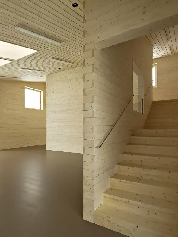 Treppe zur Galerie