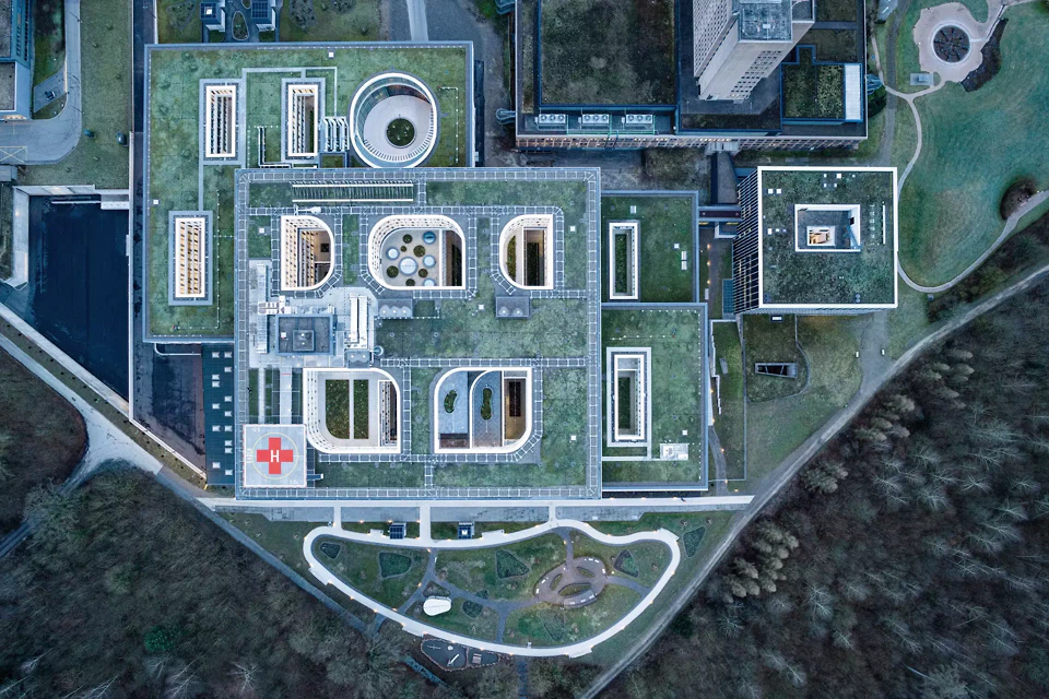 Begrünte Dachlandschaft als fünfte Fassade