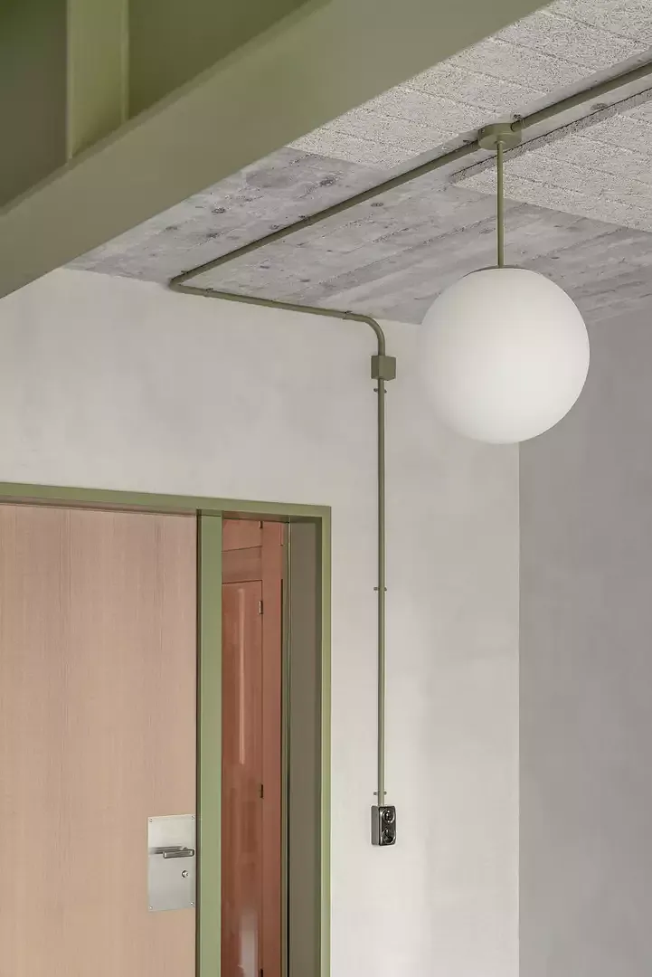 Detail der elektrischen Anlage