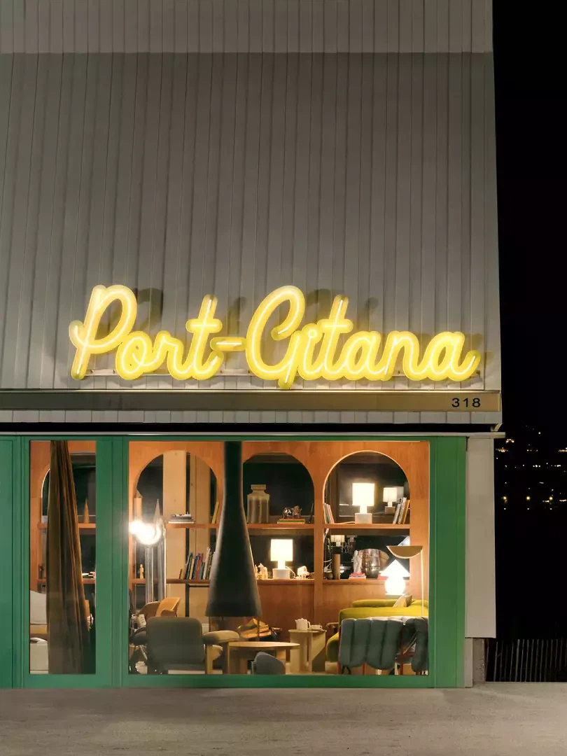 Neonschild Port-Gitana