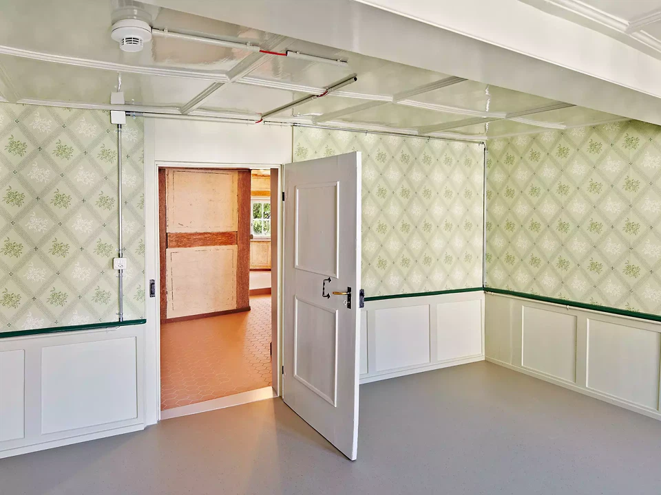 Pfrundhaus Keiser, Kanonenhaus, Zug – Schlafzimmer 1. Obergeschoss (Oberaltstadt)