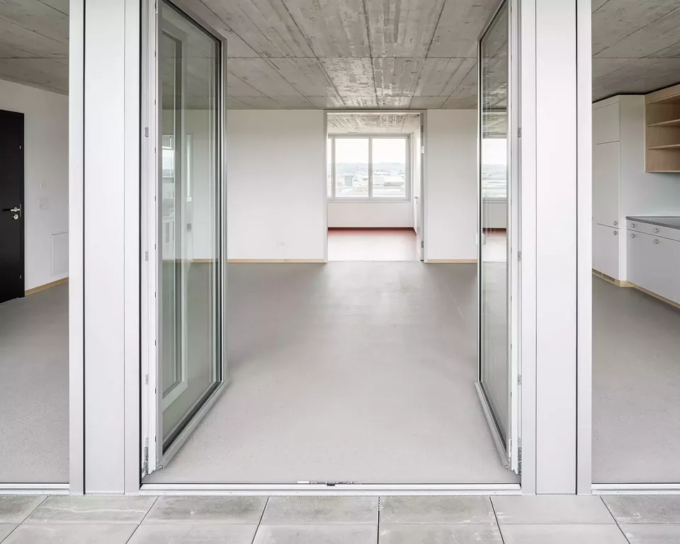 Blick in die Wohnung