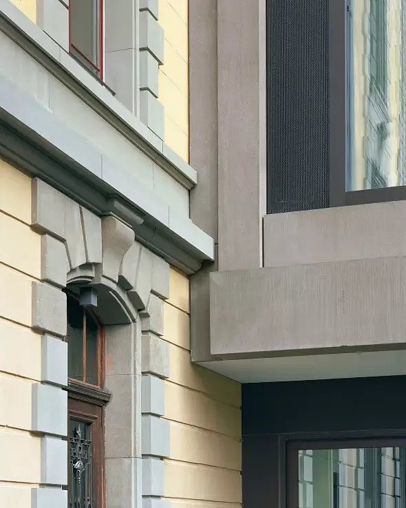 Anschluss Alt-/Neubau