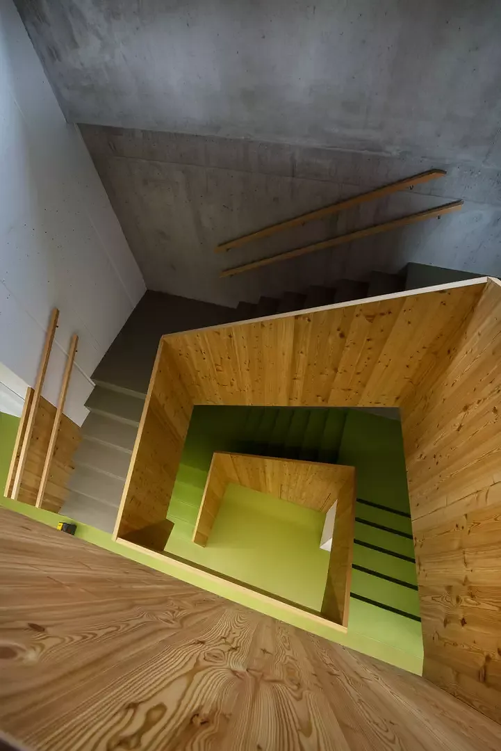 Treppe von oben