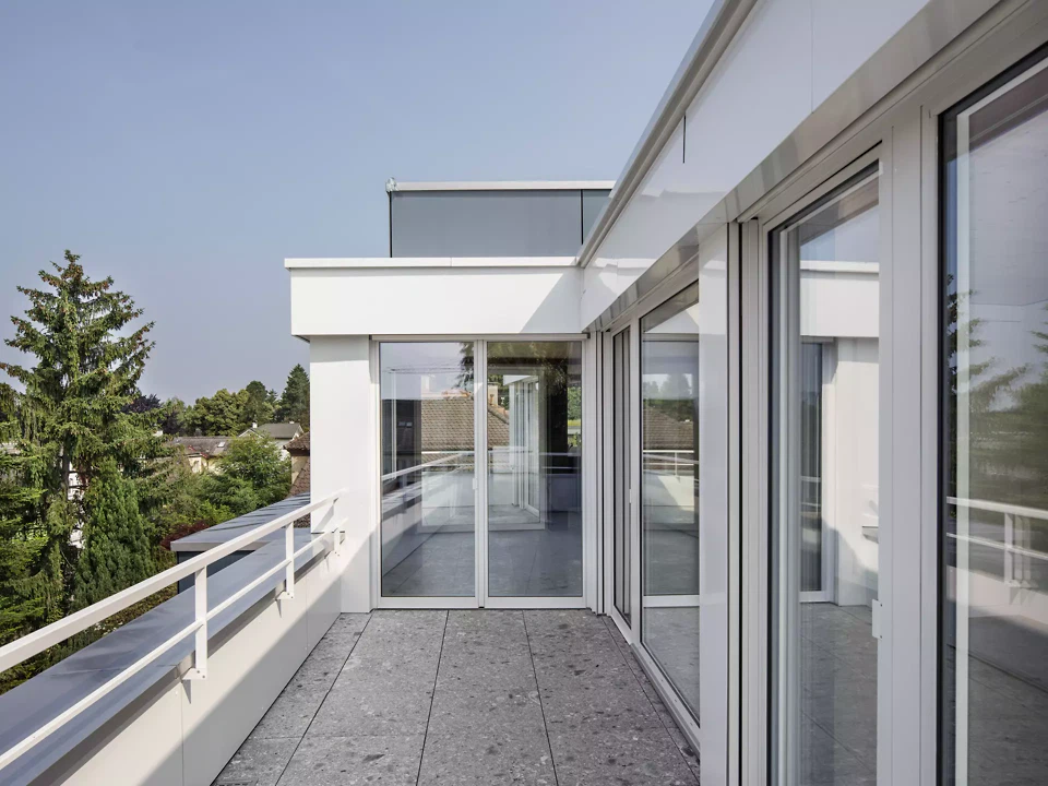 terrasse sur le toit