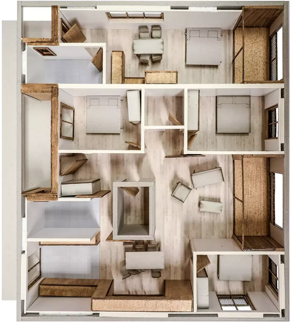 Maquette d'un appartement 1/33