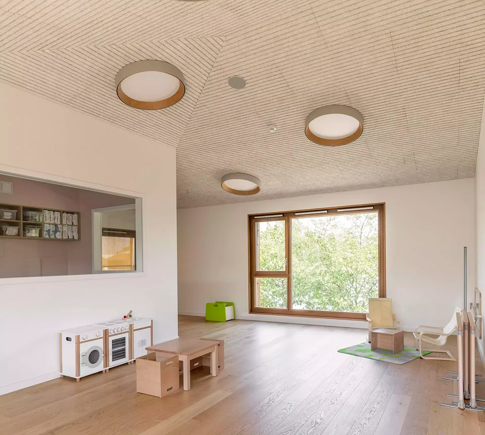 Salle de vie à l'étage