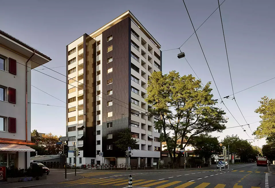 Fassaden Süd-West, Standstrasse Bern