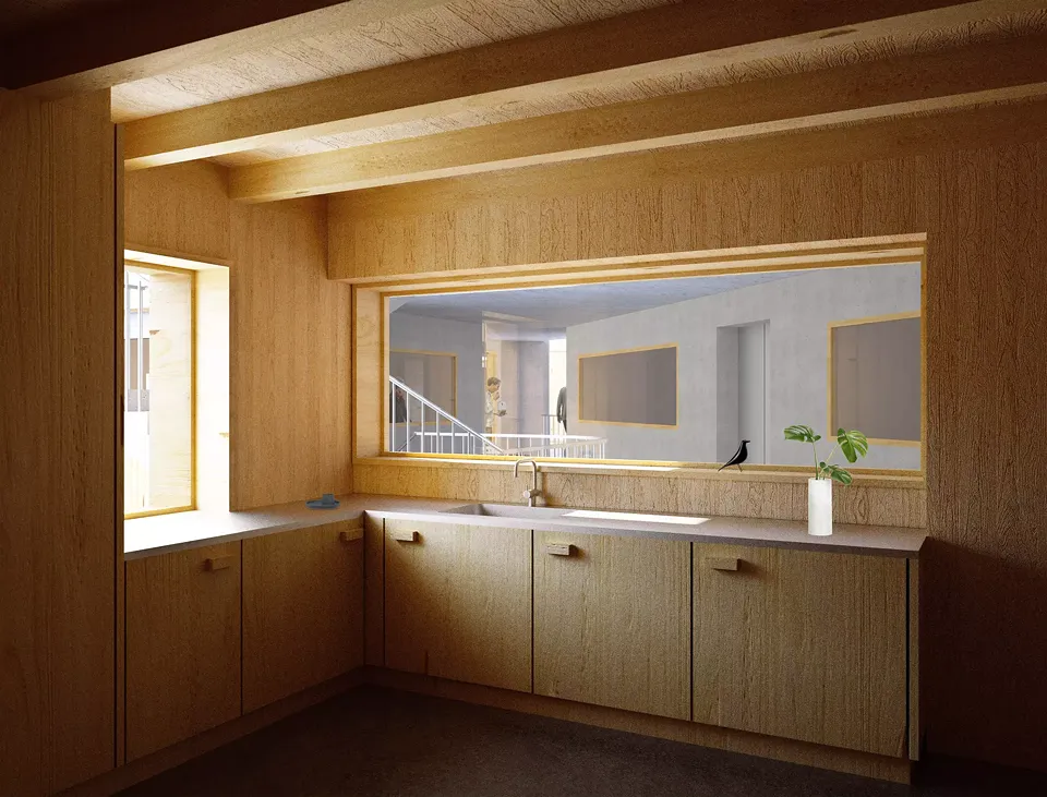 Innenbild Wohnung an der Général-Dufour-Strasse