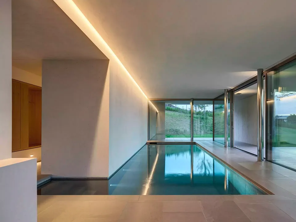 Piscine au sous-sol
