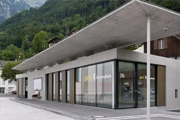 Ansicht von Süden, 24h Zone UKB