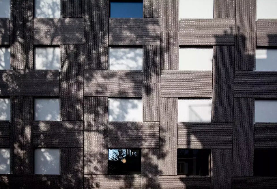 Détail de la façade