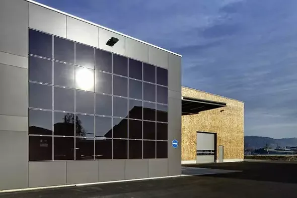 Photovoltaikanlage bei der Anlieferung
