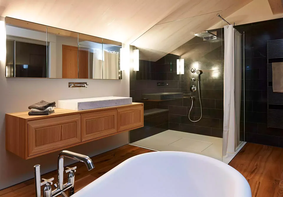 mansarde, salle de bain