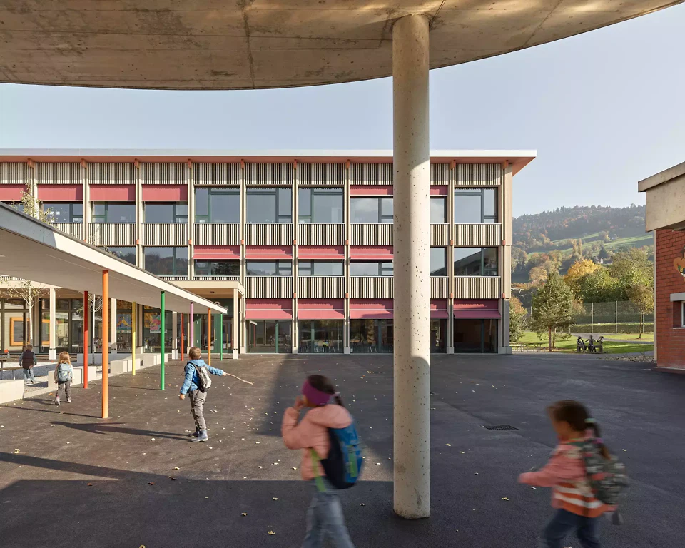 Ansicht von Pausenhof