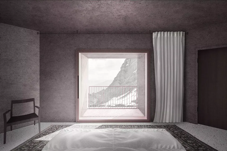 Perspective intérieure chambre