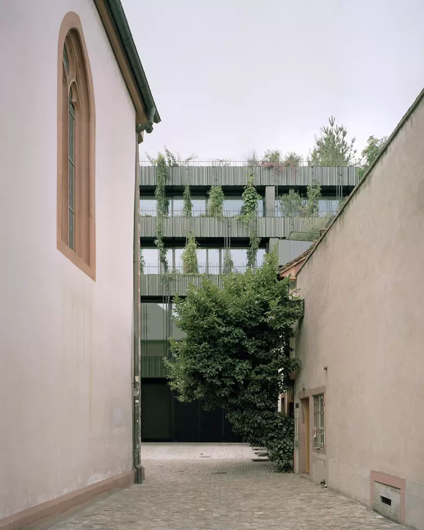 Blick vom Martinskirchplatz