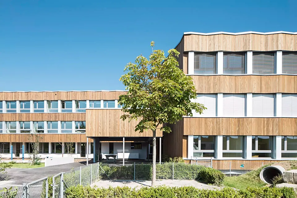 Ecole Säget, vue sud-est_H+R
