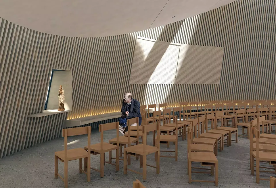 Vue intérieur vierge