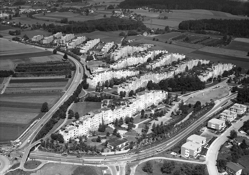 Siedlung Sonnhalde, Aufnahme von 1980