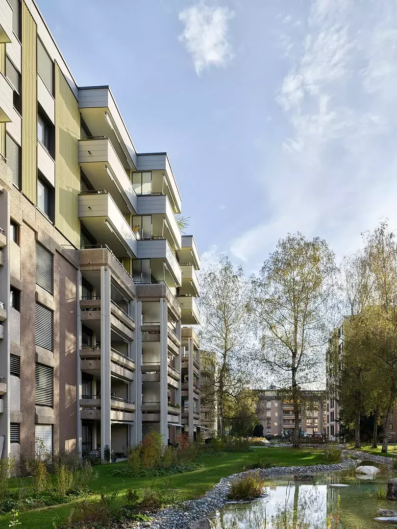 Qualitäten vom parkähnlichen Aussenraum