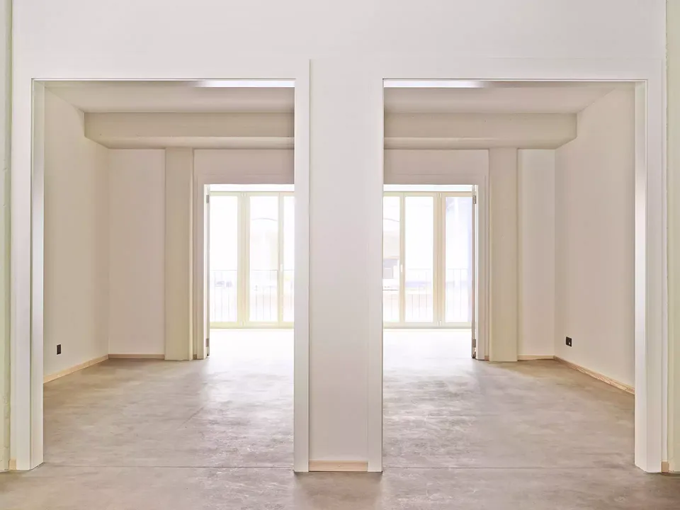 Erdgeschoss Blick durch Wohnung
