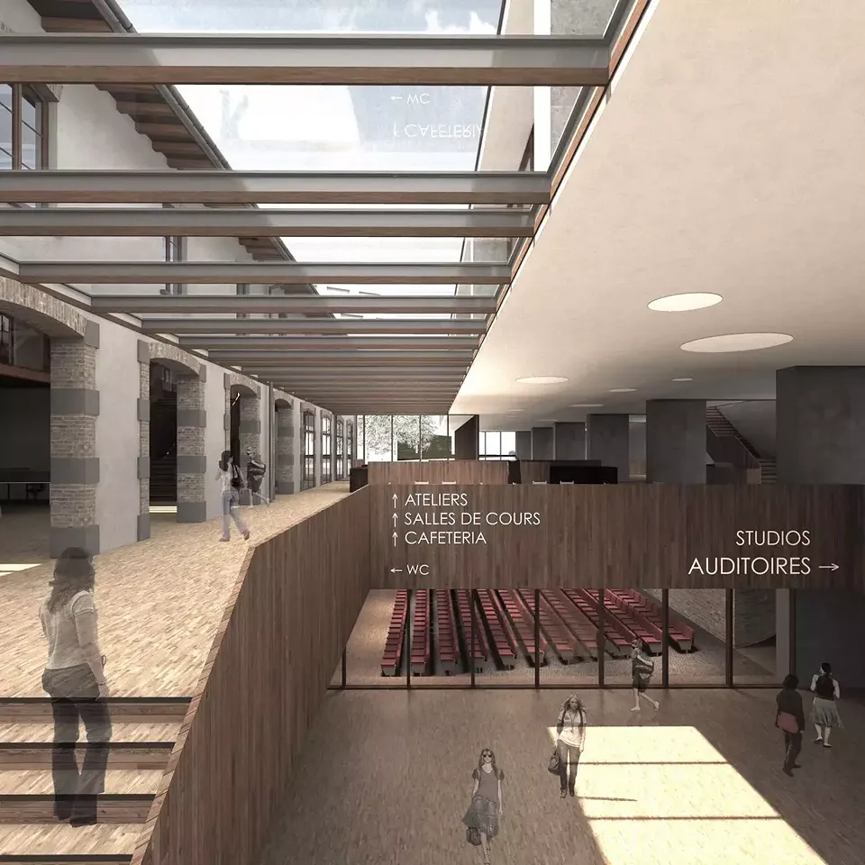 Vue intérieure nouveau bâtiment