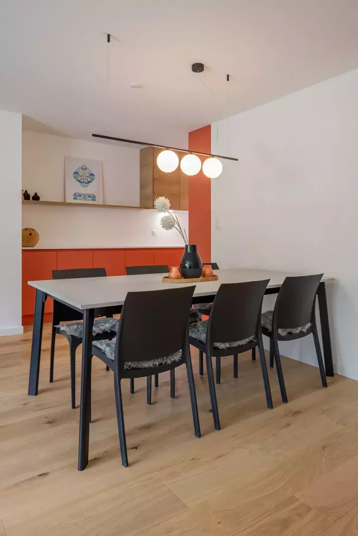 Wohnzimmer und Küche