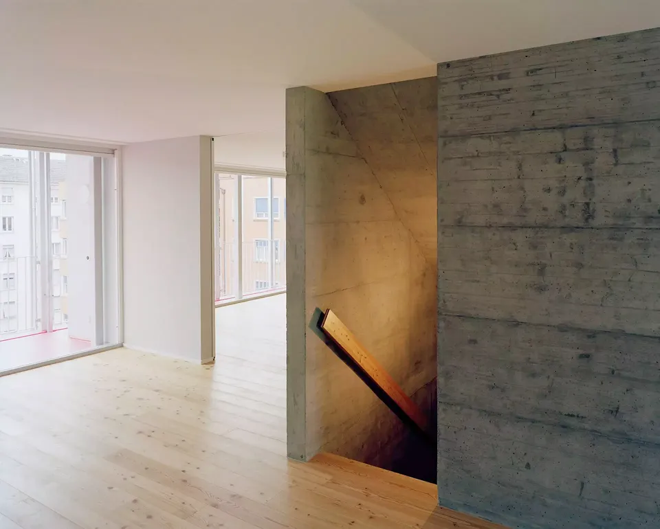 6. Obergeschoss Halle mit Verbindungstreppe Duplex