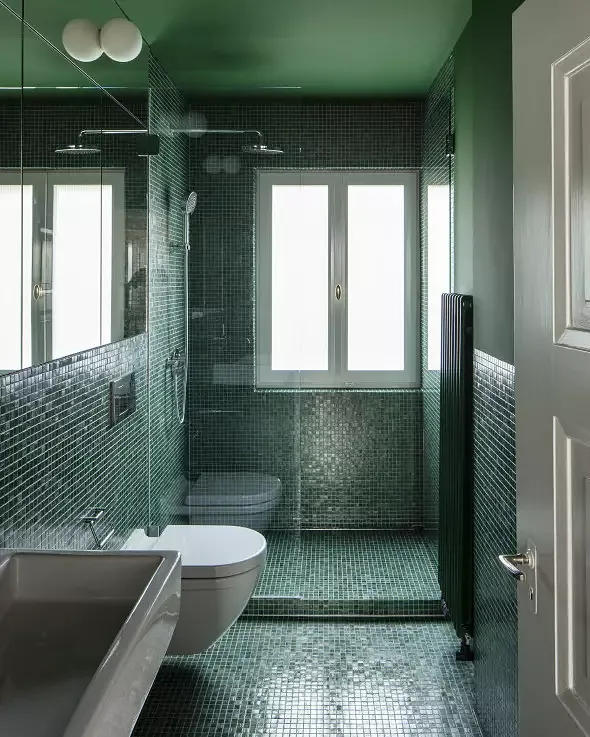 Das Badezimmer im 2. Obergeschoss