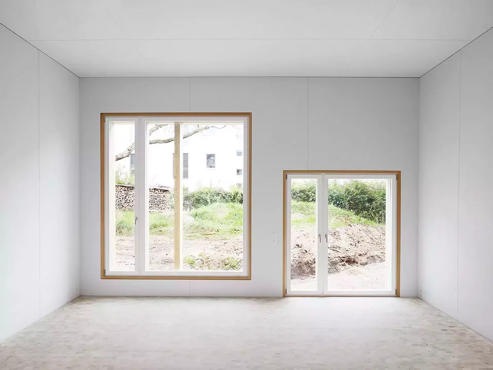 Fenster Wohnraum zu Garten