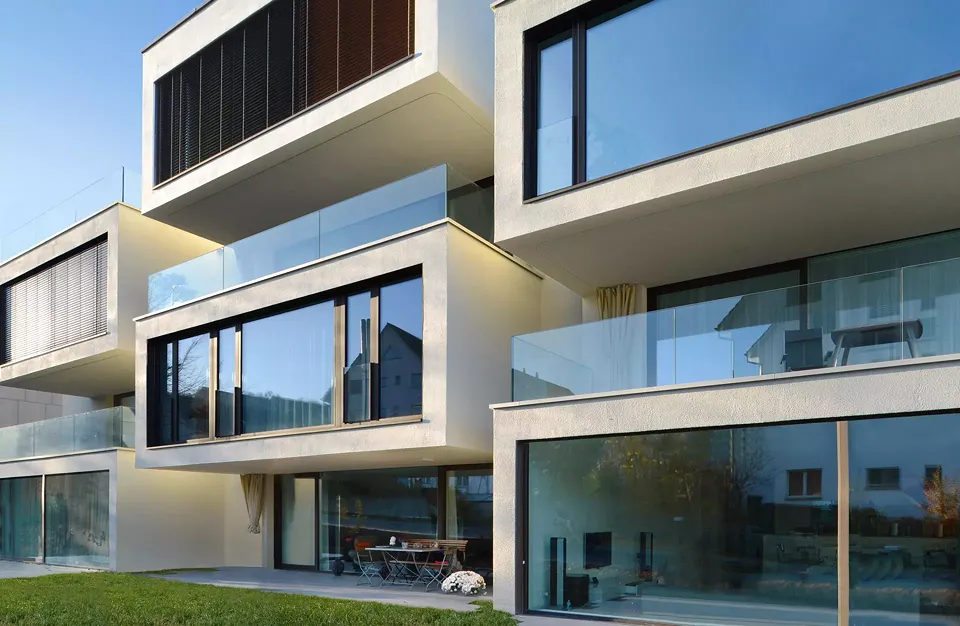 Façade, détail boxes