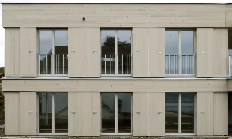 Klappläden geöffnet
