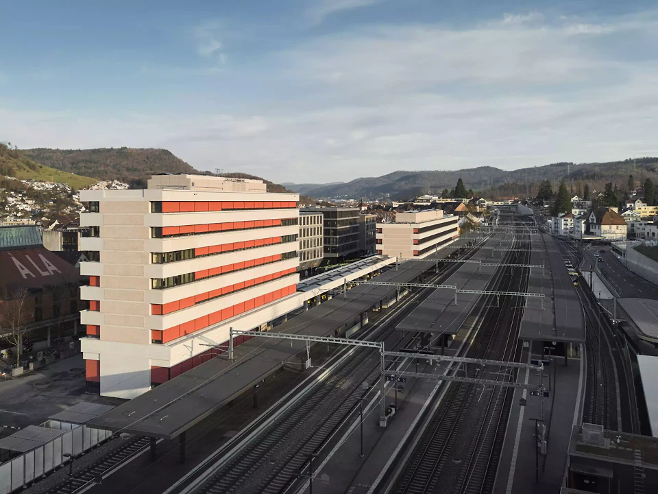 Neubauten Bahnhofareal Liestal