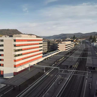 Aire de la gare de Liestal