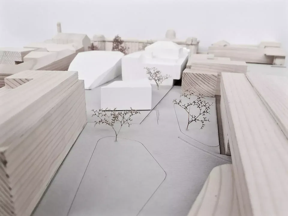Universitätscampus mit Bibliothek 1:500