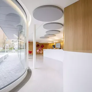 Correction acoustique et aménagement d'une banque