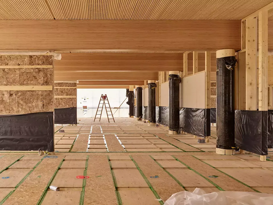 École en cours de construction