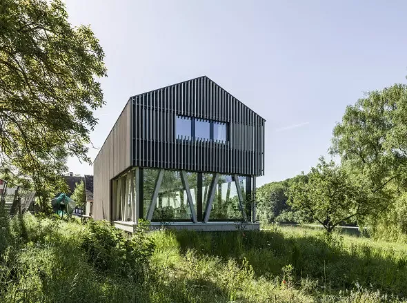 Ansicht Nordwest, offen
