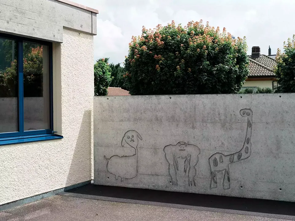 Aussenwand und Bestand