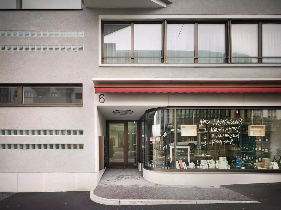 Eingang Laden Neubau