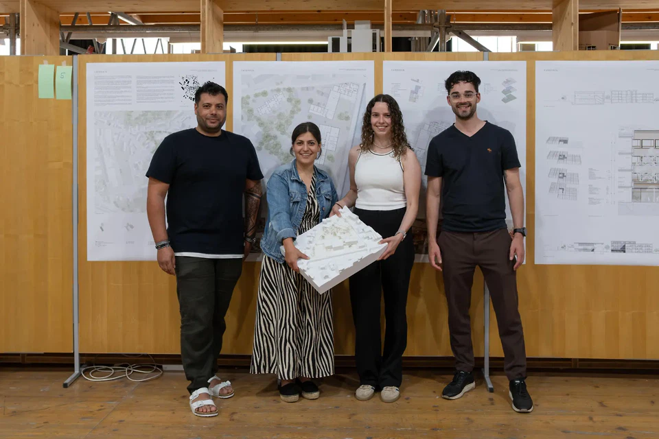 Projektgruppe 5 mit Wettbewerbsbeitrag