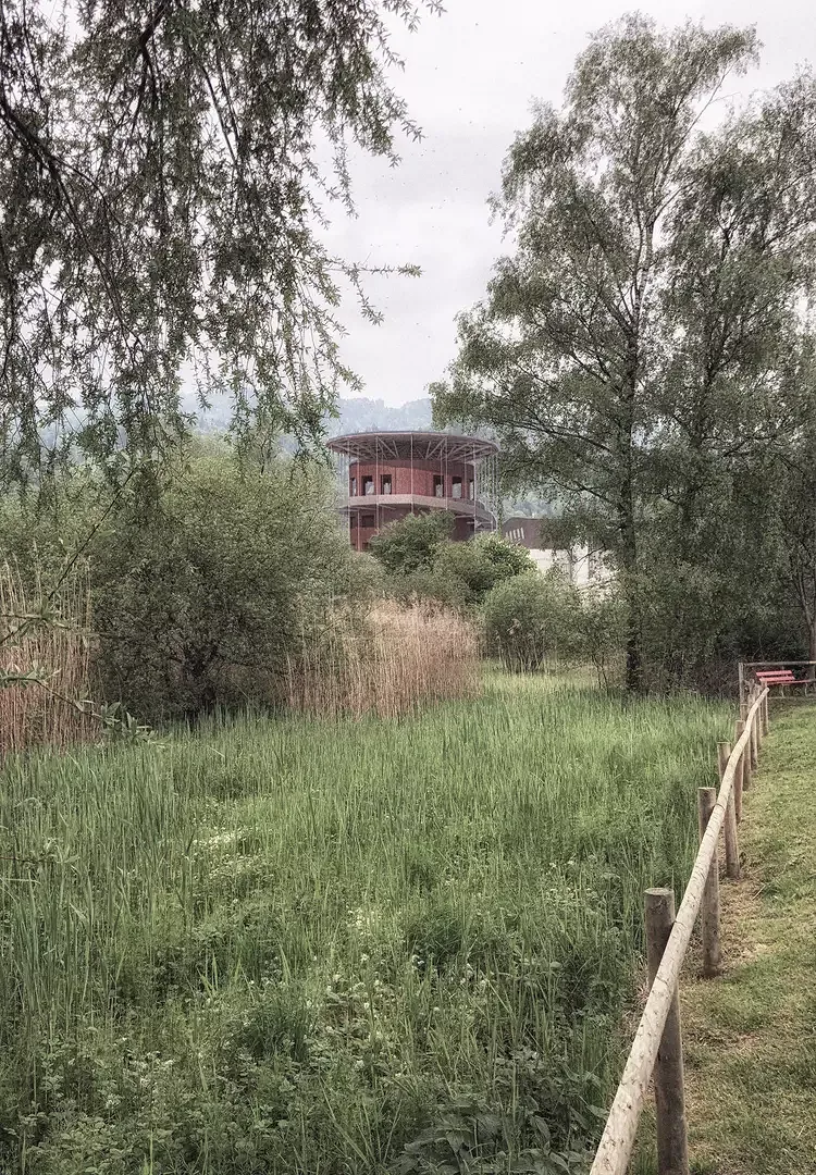 Sicht vom Naturweg her