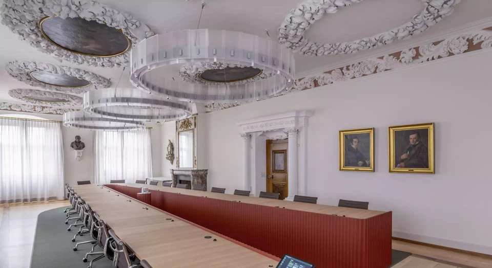 Der Orelli Saal bietet nach der Neugestaltung Platz für bis zu 25 Personen.